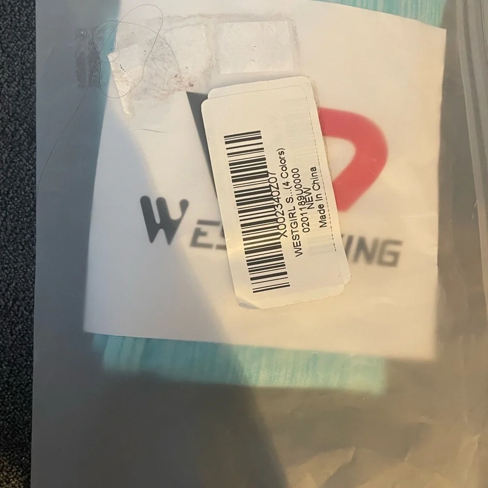 West girl, teal breathable, biking mask/Small-NWT